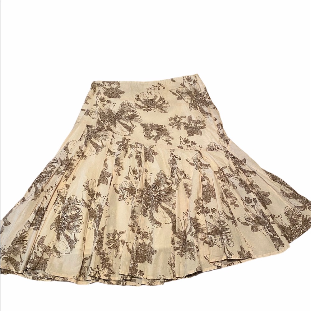 a.n.a Flared Skirt 100% Cotton Size 10